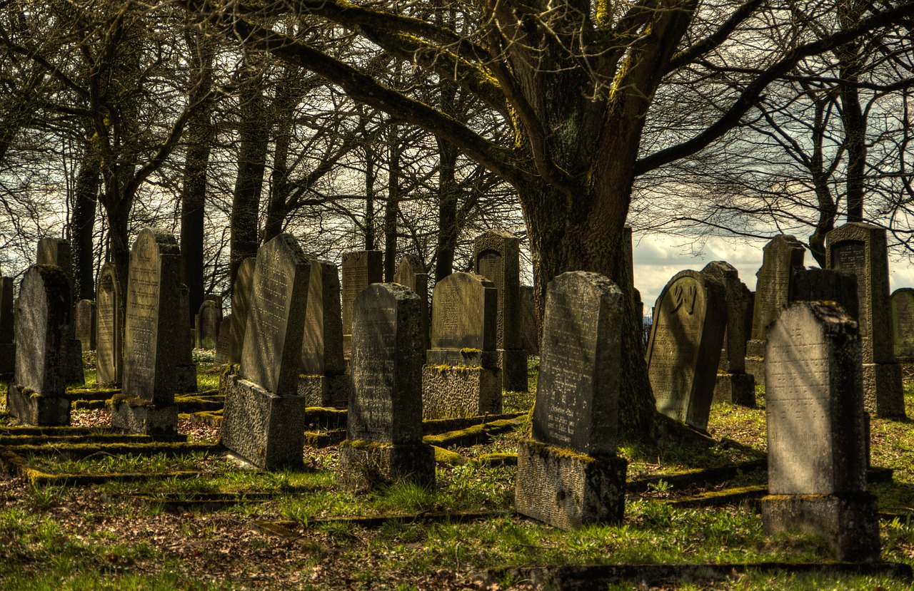 Image of headstones