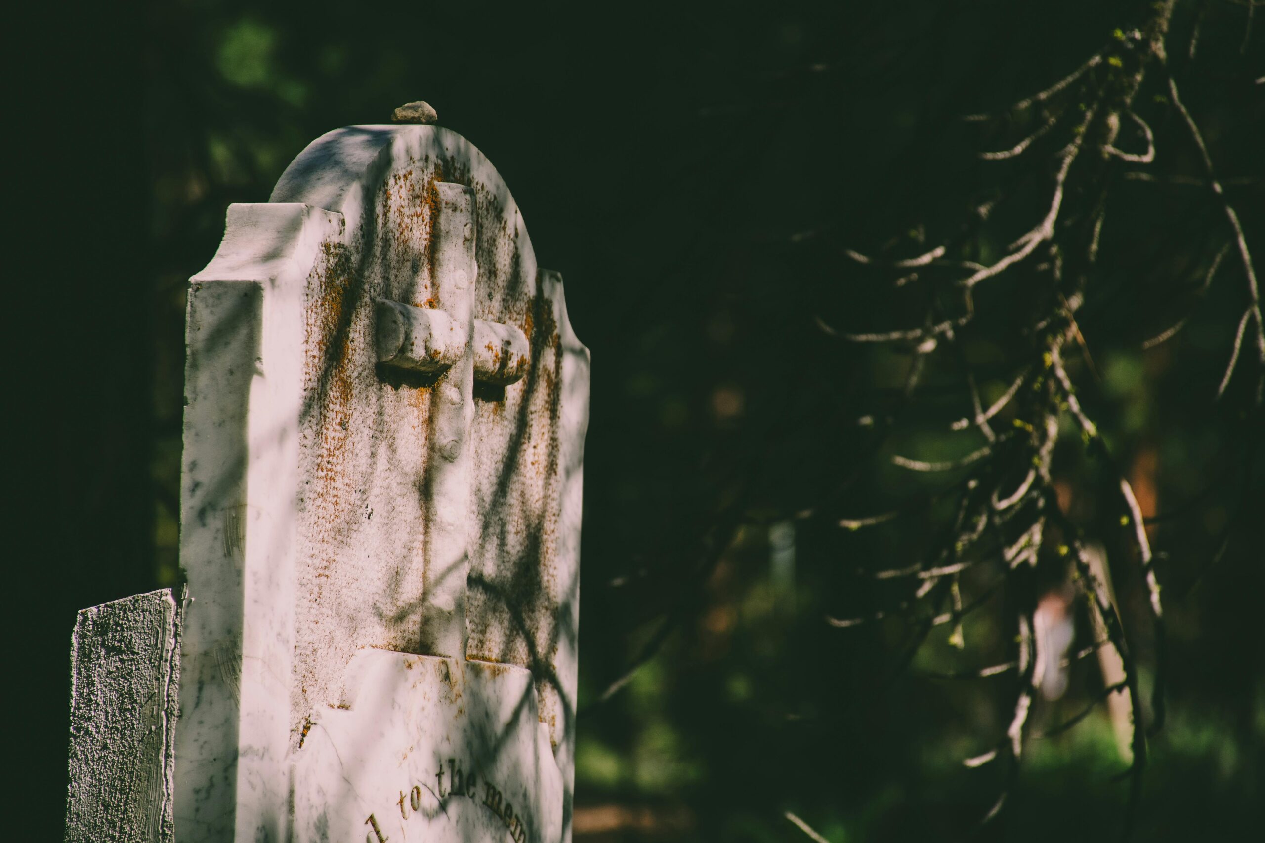 image of a headstone